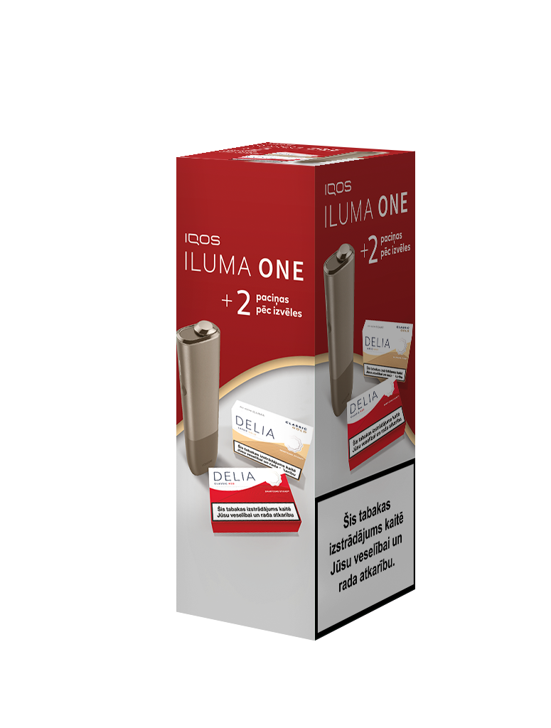 IQOS ILUMA ONE и 2 упаковки DELIA
